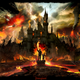 Illustration for article titled Astounding Concept Art of Cities Being Demolished